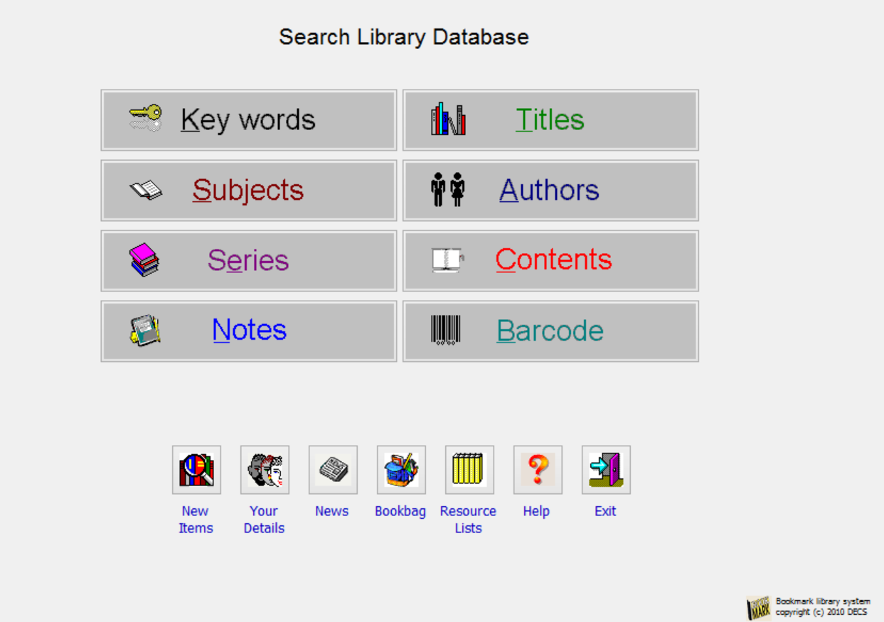 Bookmark Library System